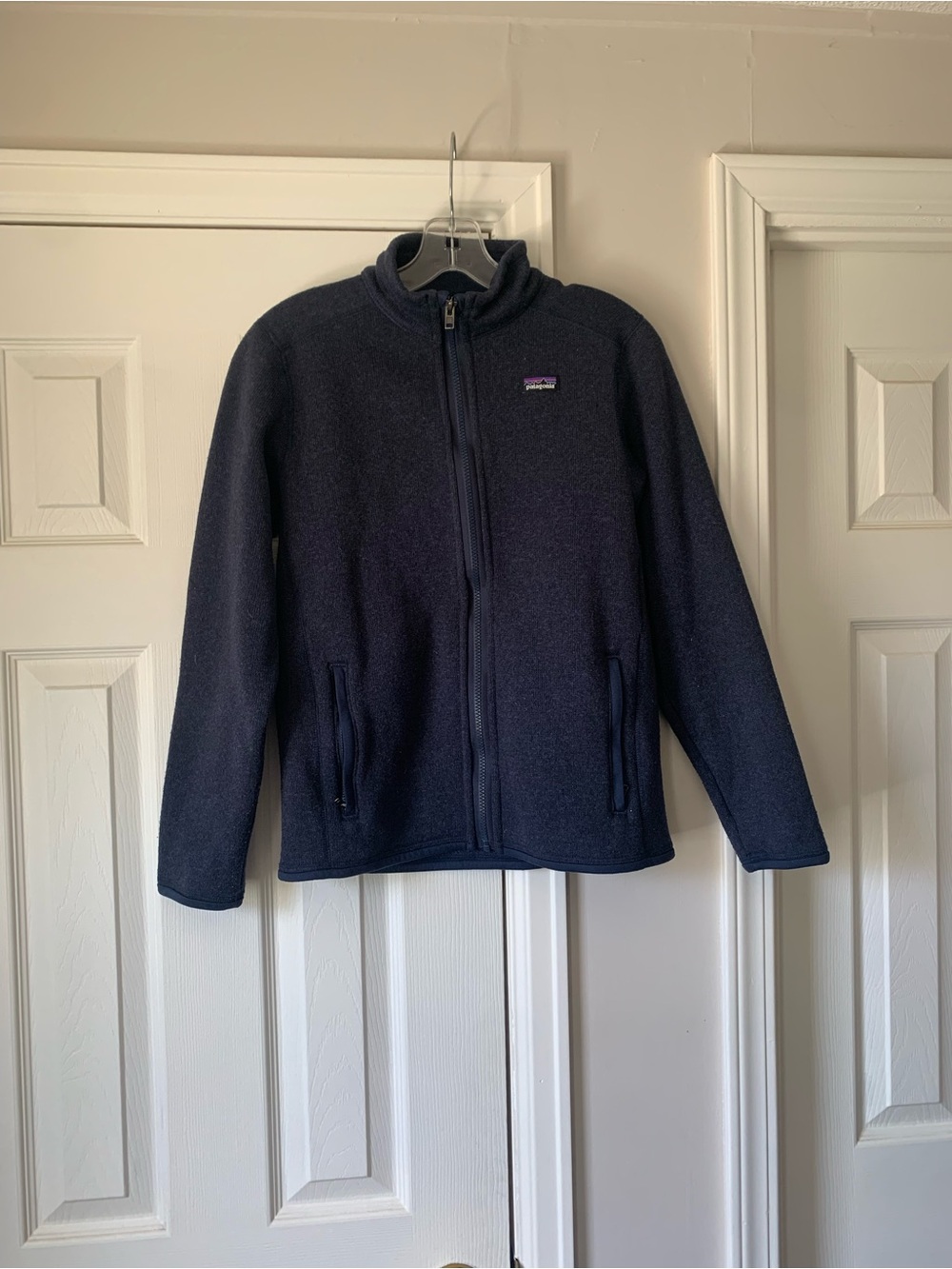 Patagonia Dark Navy Zip-Up Fleece Jacket